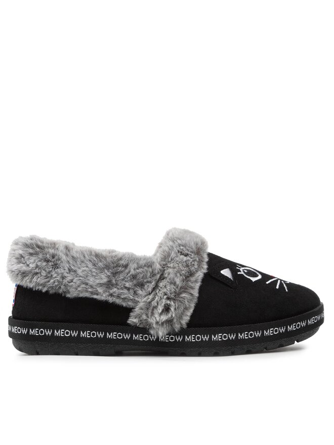 Skechers Pantofole Skechers Meow Pajamas 33355/BLK Nero