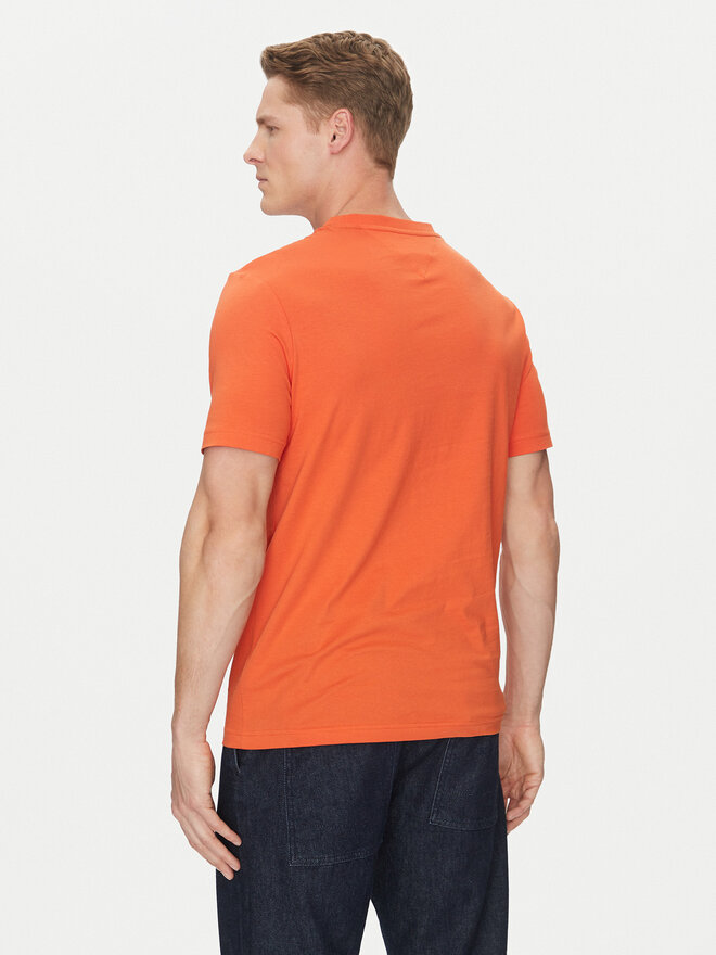Tommy Hilfiger Tommy Hilfiger Marškinėliai Center Stack MW0MW38621 Oranžinė Regular Fit