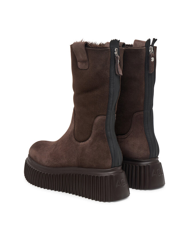 AGL Stiefeletten AGL Milagros Fur D751529PGK Dunkelgrün