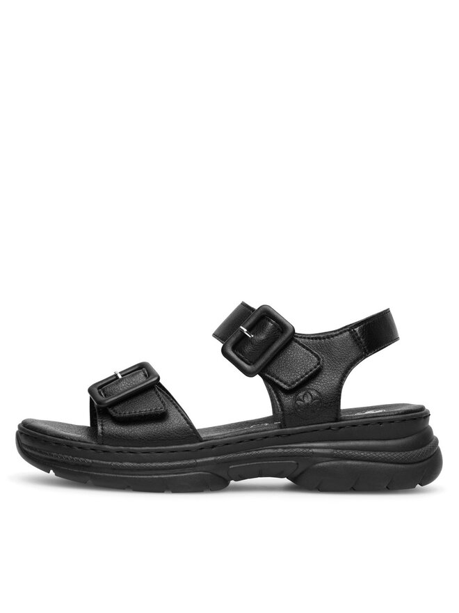 Rieker Sandalen Rieker 66680-00 Schwarz