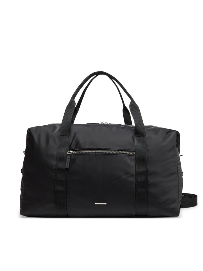 Calvin Klein Borsa weekend Calvin Klein Sleek Nylon Weekender Bag LV04D3043G Nero