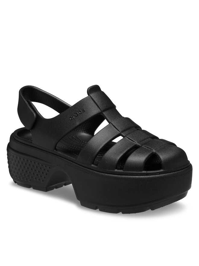 Crocs Sandały Crocs Stomp Fisherman Sandal 209938 Czarny