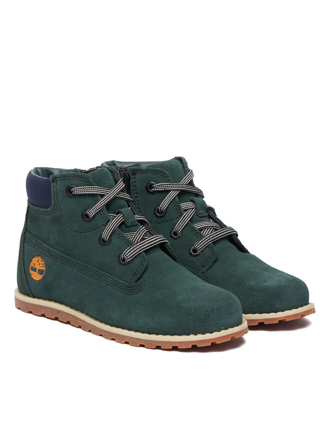 Timberland Зимни обувки Timberland Pokey Pine Mid Lace Up TB0A292EEY01 Зелен