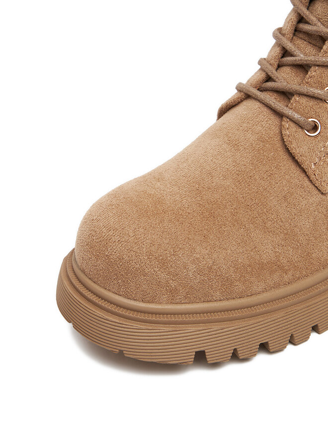 DeeZee Botines planos DeeZee 5699 Beis