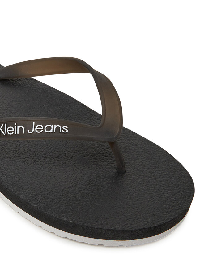 Calvin Klein Jeans Flip-flops Calvin Klein Jeans Thong+ Tpu YM0YM01265 Fekete