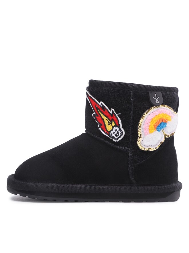 EMU Australia Cizme de zăpadă EMU Australia Wallaby Mini Play K12748 Negru
