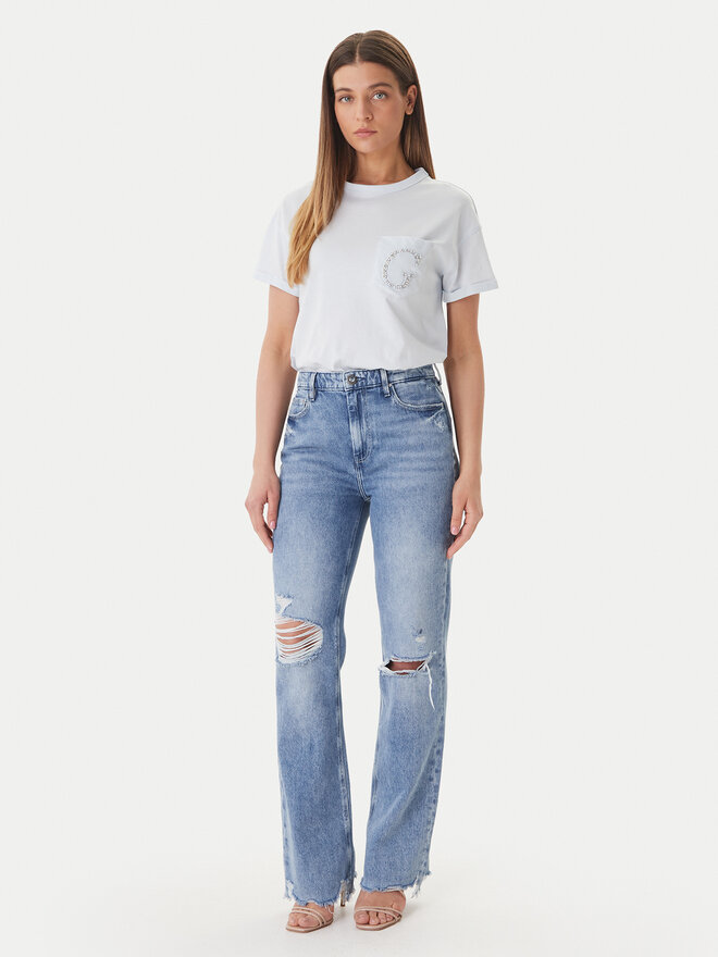Guess Guess Футболка W6GI17 K3037 Голубий Regular Fit