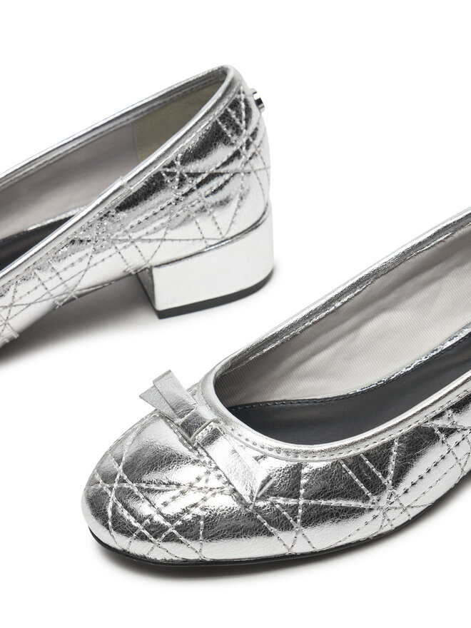 Steve Madden Īsi apavi Steve Madden Cherish-Q SM11003516 Sudraba