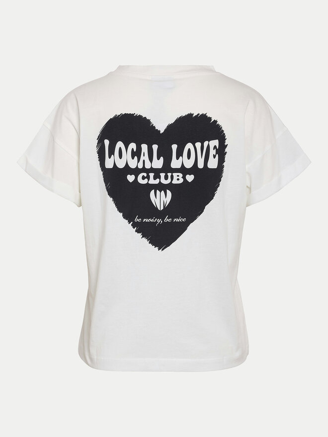 Noisy May Noisy May T-Shirt Gaby 27032954 Λευκό Regular Fit