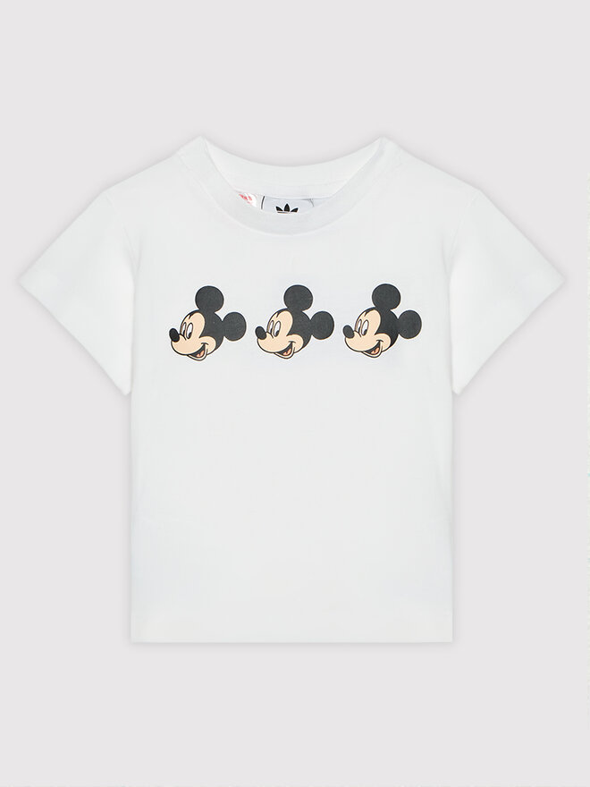 adidas adidas Marškinėliai Disney Mickey And Friends H22579 Balta Regular Fit
