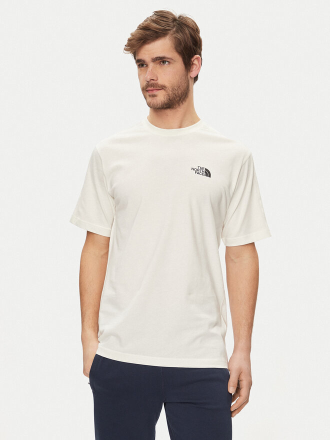 The North Face The North Face Camiseta NF0A880R Écru Regular Fit