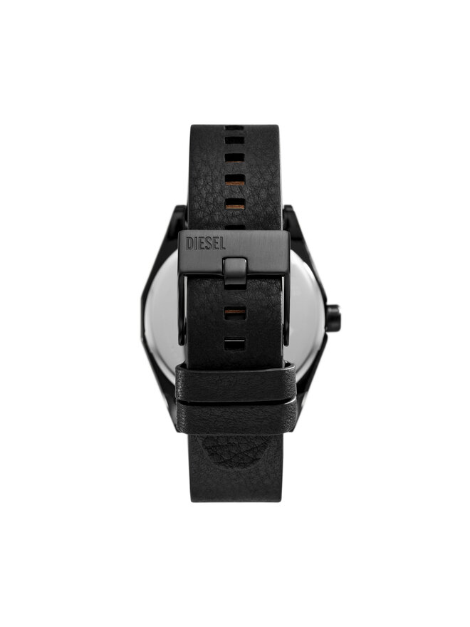 Diesel Zestaw zegarek i bransoletka Diesel Double Scraper DZ2210SET Czarny