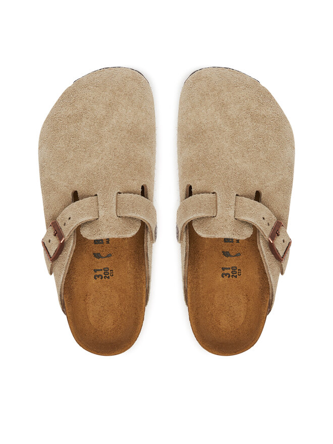 Birkenstock Şlapi Birkenstock Boston Kids 1027875 Bej
