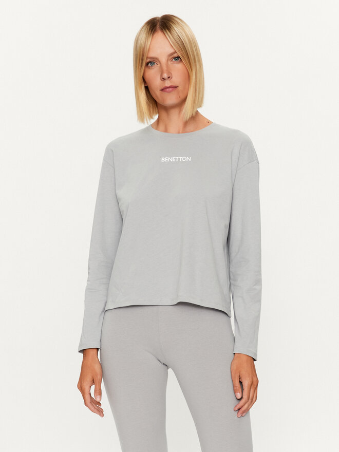 United Colors Of Benetton United Colors Of Benetton Pizsama felső 30963M04S Szürke Regular Fit