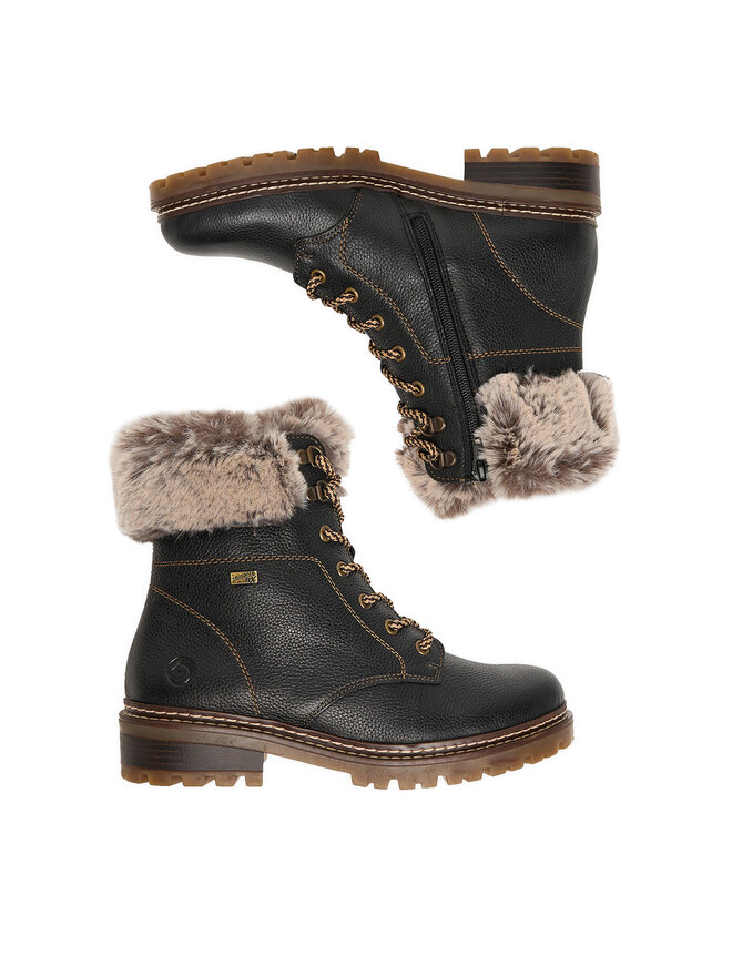 Remonte Schnürschuhe Remonte CEO-D0B74-01 Schwarz