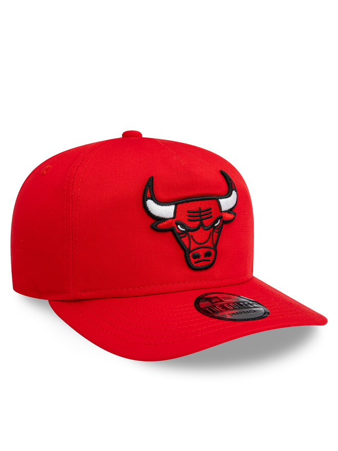 New Era Czapka z daszkiem New Era Chicago Bulls Washed Precurved Golfer 60595274 Czerwony