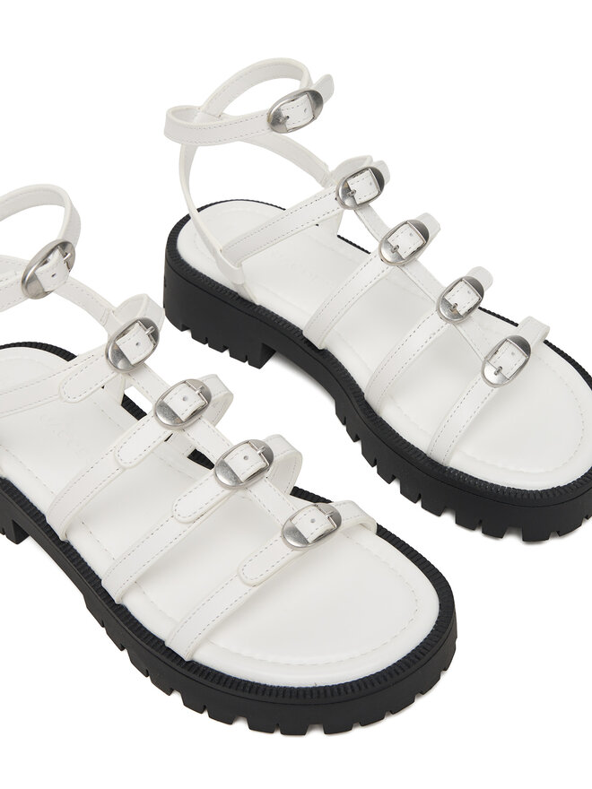 Marc Jacobs Sandale Marc Jacobs The Tiki 2S5FSA001F06 Alb