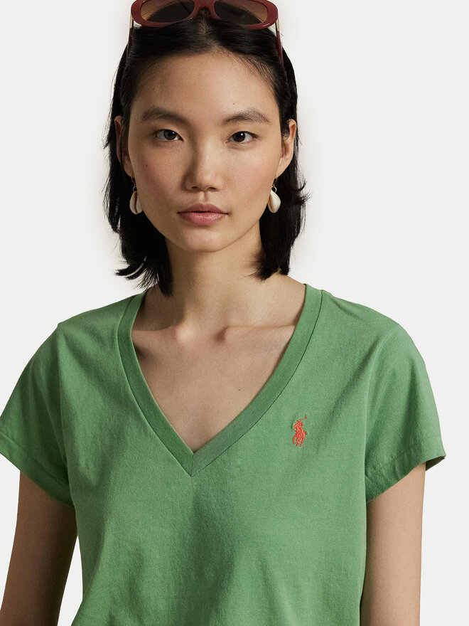 Polo Ralph Lauren Polo Ralph Lauren Póló 211902403009 Zöld Straight Fit