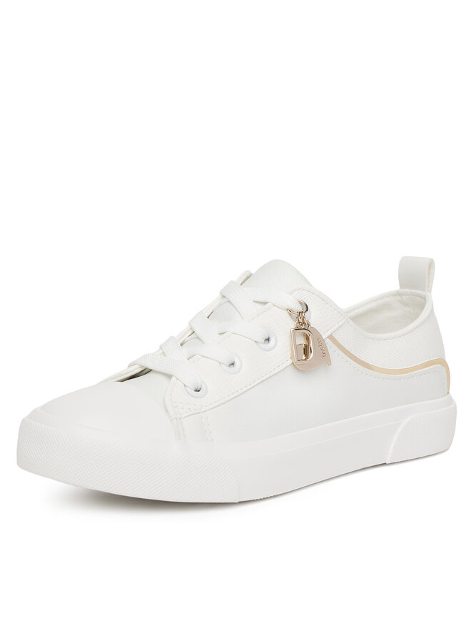DeeZee Sneakers aus Stoff DeeZee CSS20377-28 Weiß