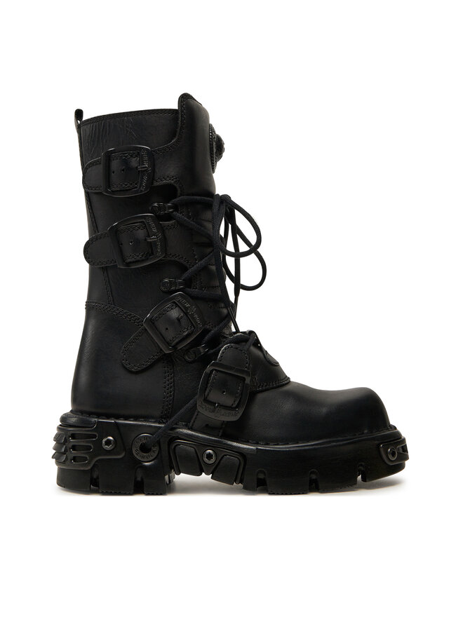 NEW ROCK Glany NEW ROCK M-373-S18 Czarny