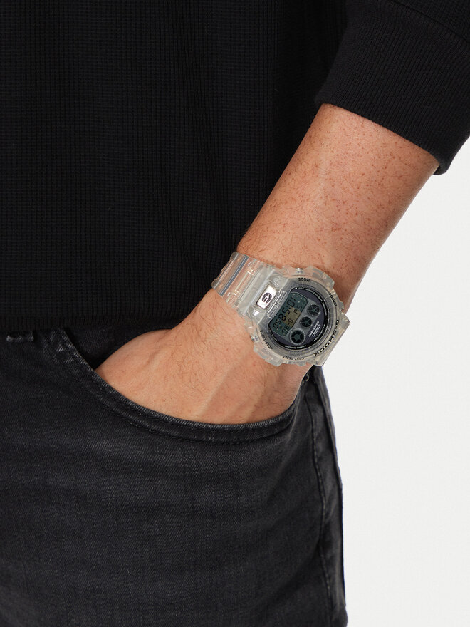 G-Shock Pulkstenis G-Shock 40th Anniversary Clear Remix DW-6940RX-7ER Caurspīdīgs