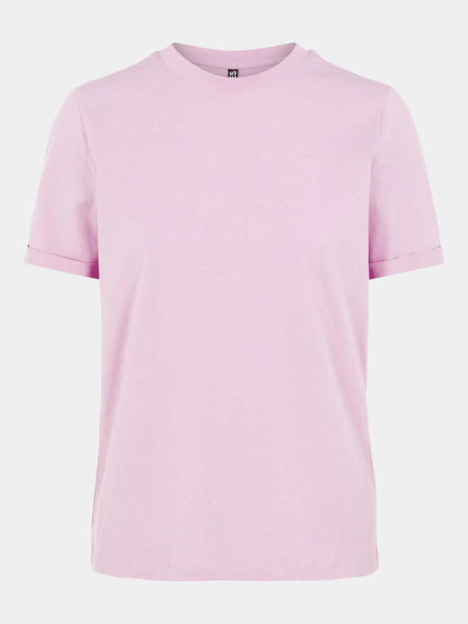 Pieces Pieces Camiseta Ria 17086970 Rosa Regular Fit