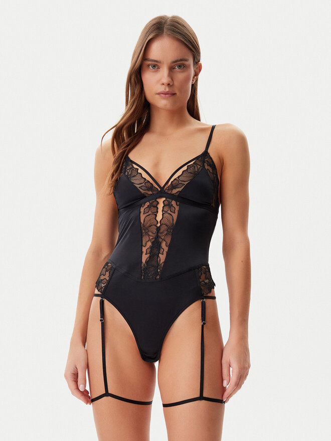 Hunkemöller Hunkemöller κορμάκι Jemima 300911 Μαύρο