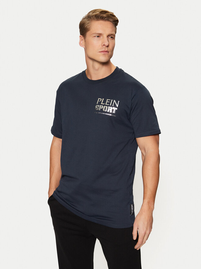 Plein Sport Plein Sport Футболка AADC MTK7913 STE003N Cиній Regular Fit