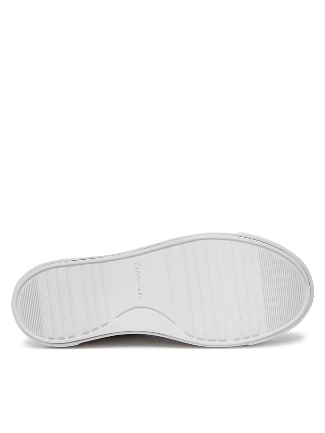 Calvin Klein Sneakers Calvin Klein Flatform Cup Lace Up W/Ml HW0HW02282 Gri