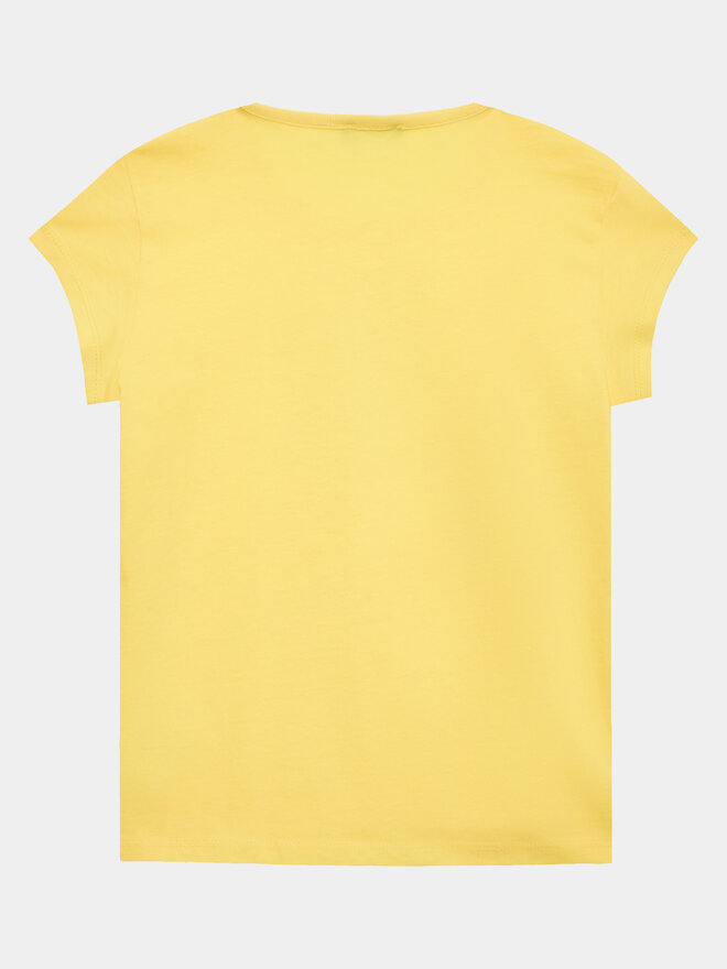 United Colors Of Benetton United Colors Of Benetton Camiseta 3096G1095 Amarillo Regular Fit