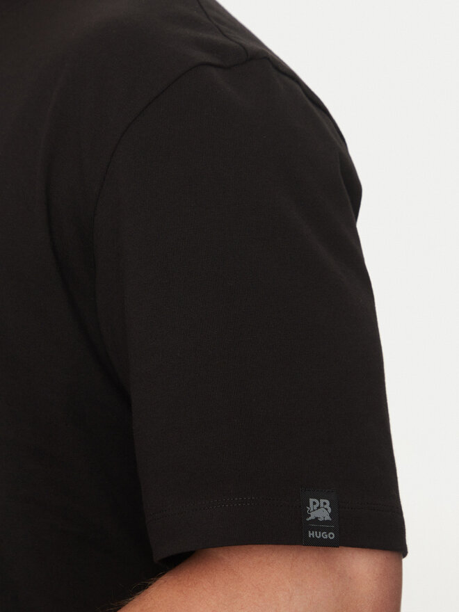 HUGO HUGO T-Shirt Deckies_RB 50542766 Μαύρο Regular Fit