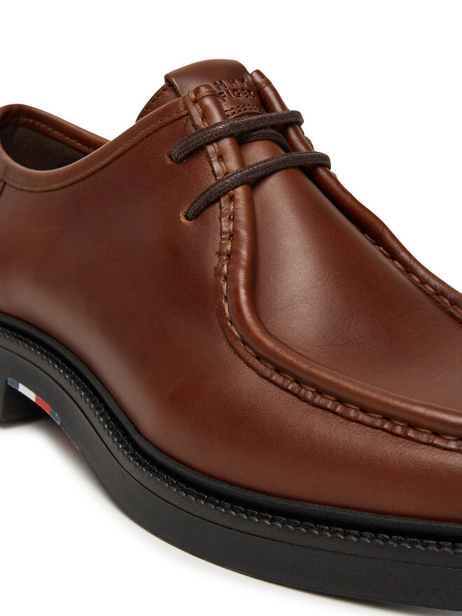 Tommy Hilfiger Pusbačiai Tommy Hilfiger Comfort Lwt Moc Toe FM0FM05588 Ruda