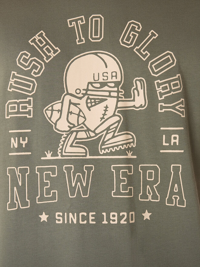 New Era New Era Camiseta Football Graphic 60596409 Verde Regular Fit