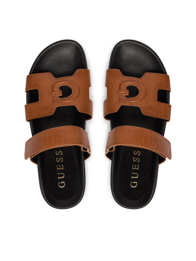 Guess Pantoletten Guess FLJFAS ELE03 Hellbraun