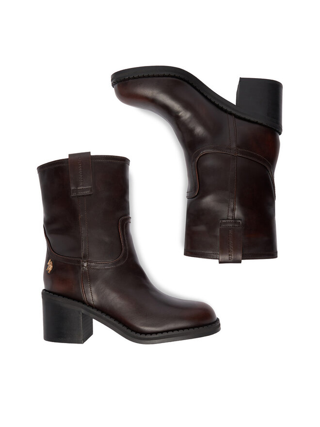U.S. Polo Assn. Ботильйони U.S. Polo Assn. EO-KATIA001W/EY1 Коричневий