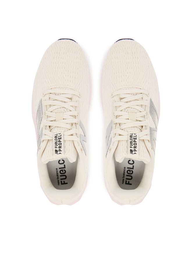 New Balance Маратонки за бягане New Balance FuelCell Propel v5 WFCPRCS5 Екрю