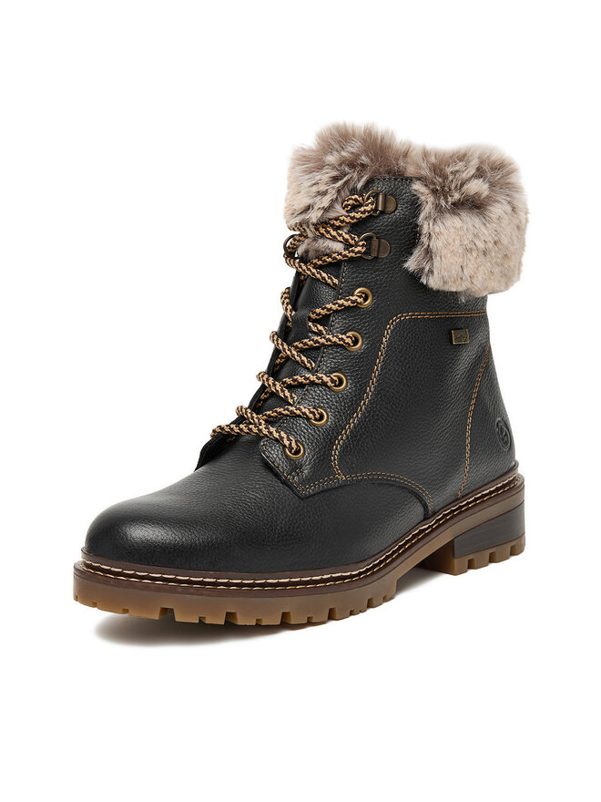 Remonte Schnürschuhe Remonte CEO-D0B74-01 Schwarz