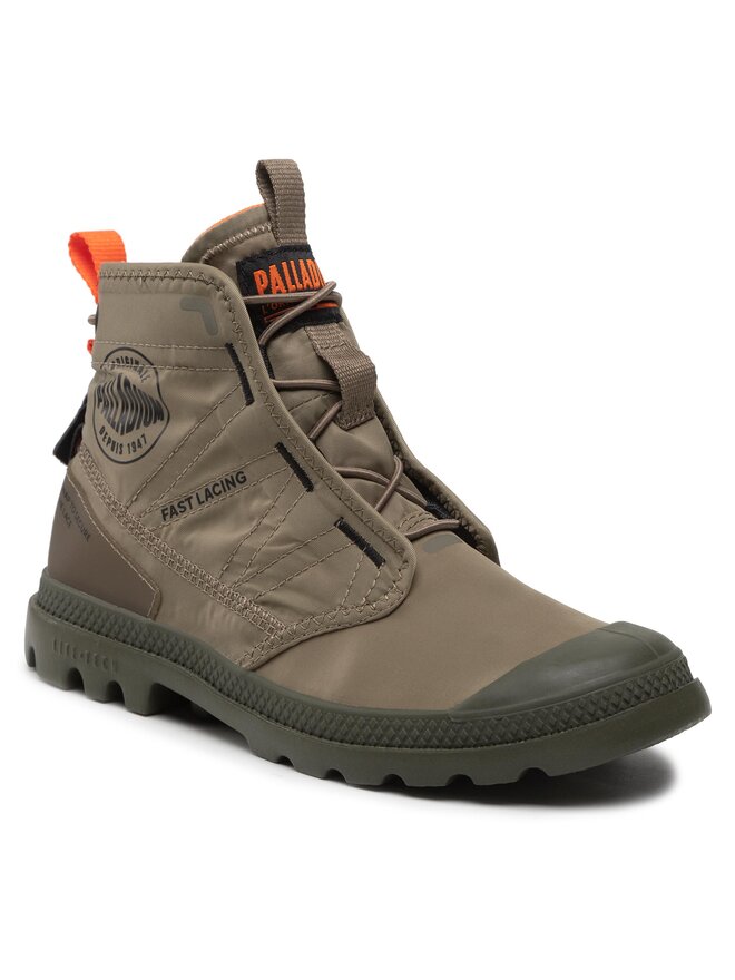 Palladium Туристически oбувки Palladium Pampa Travel Lite 77039-308-M Каки