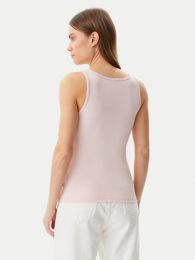 Guess Guess Marškinėliai W5GP26 KA0H1 Rožinė Regular Fit