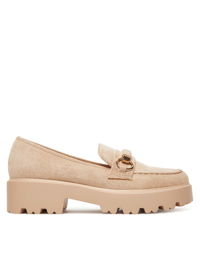 DeeZee Loafersy DeeZee LE601-4 Beżowy