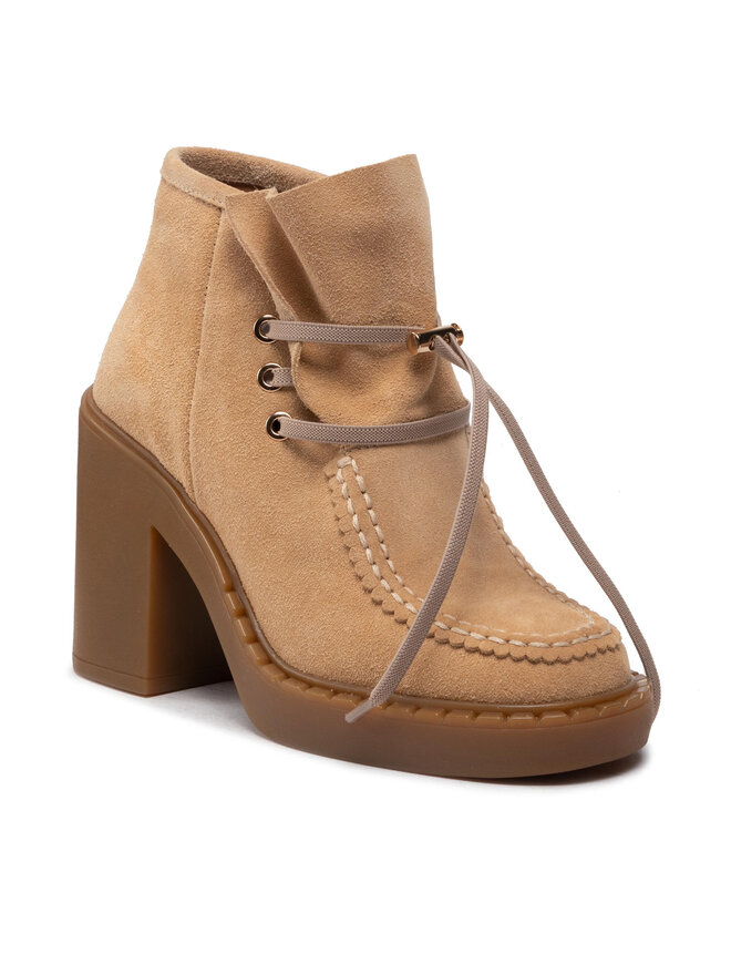 Simple Stiefeletten Simple SL-34-02-000074 Beige