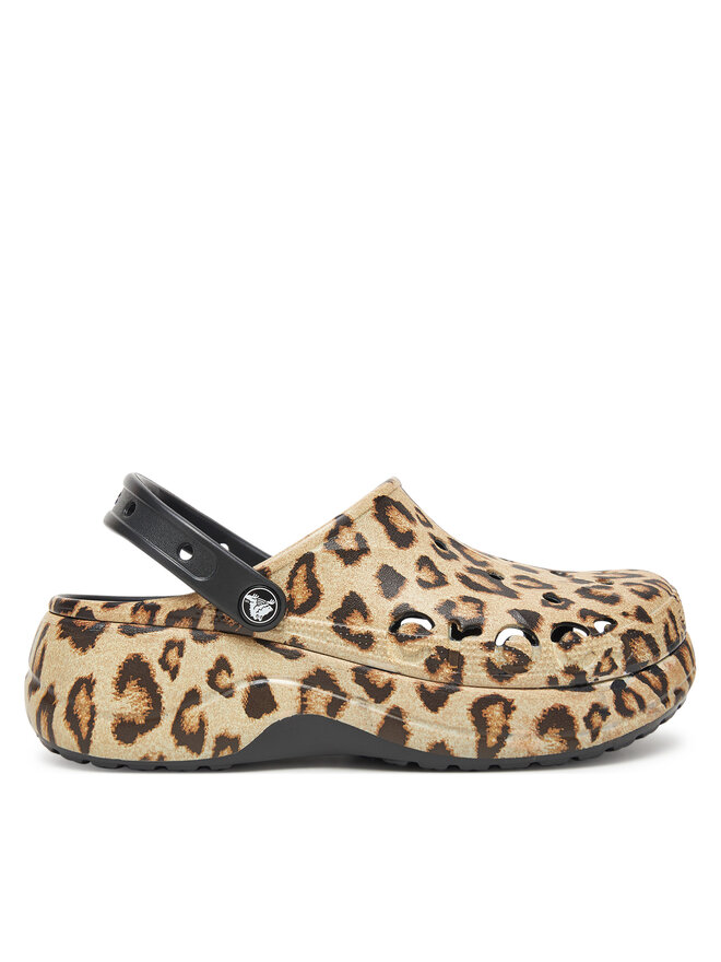 Crocs Klapki Crocs BAYA PLATFORM CLOG 208712-0C4 Beżowy