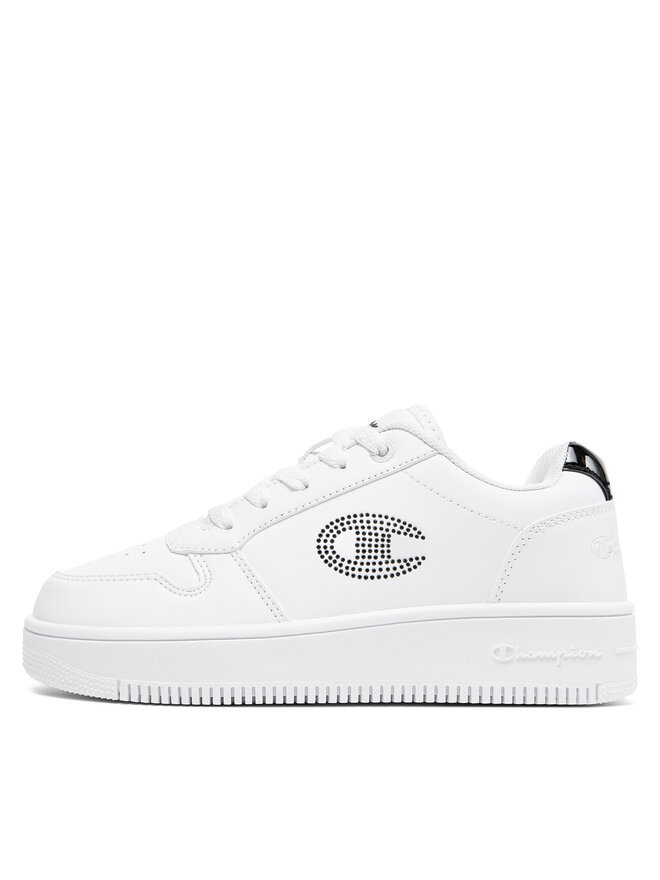 Champion Sneakersy Champion Rebound Platform Glitter G Gs Low Cut Shoe S32872-CHA-WW009 Bílá