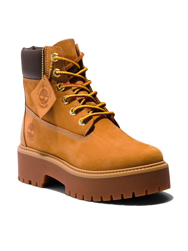 Timberland Schnürstiefeletten Timberland Stone Street 6In Wp TB0A5RJD2311 Braun
