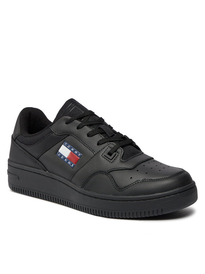 Tommy Jeans Sneakers Tommy Jeans Tjm Retro Basket Ess EM0EM01395 Schwarz