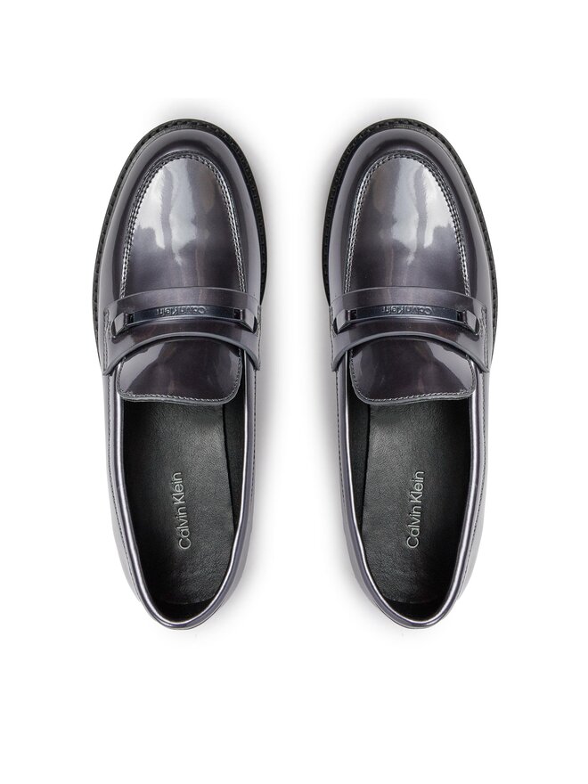 Calvin Klein Лофери Calvin Klein Rubber Sole Loafer W/Hw - Pearl HW0HW02002 Чорний