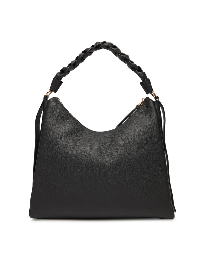 Coccinelle Handtasche Coccinelle M50 Boheme Grana Double E1 M50 13 02 01 Schwarz