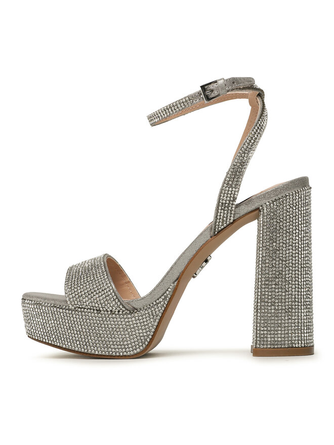Steve Madden Sandály Steve Madden Lessa-R SM11002394-998 Stříbrná
