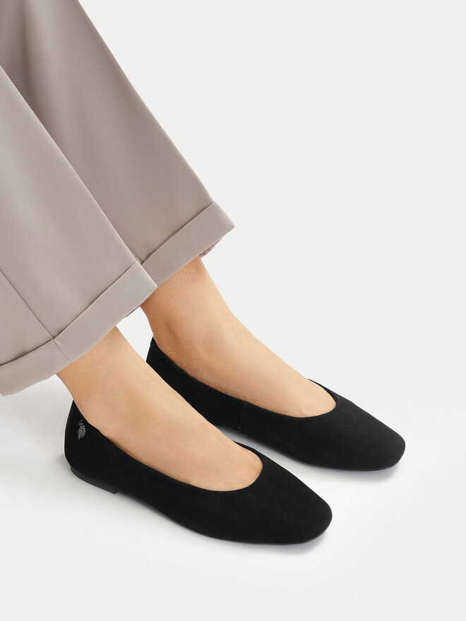 U.S. Polo Assn. Ballerinas U.S. Polo Assn. EO-AYOLY001W/6S1 Schwarz
