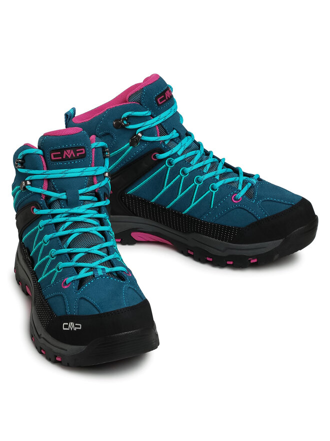 CMP Trekkingi CMP Kids Rigel Mid Trekking Shoes Wp 3Q12944J Niebieski
